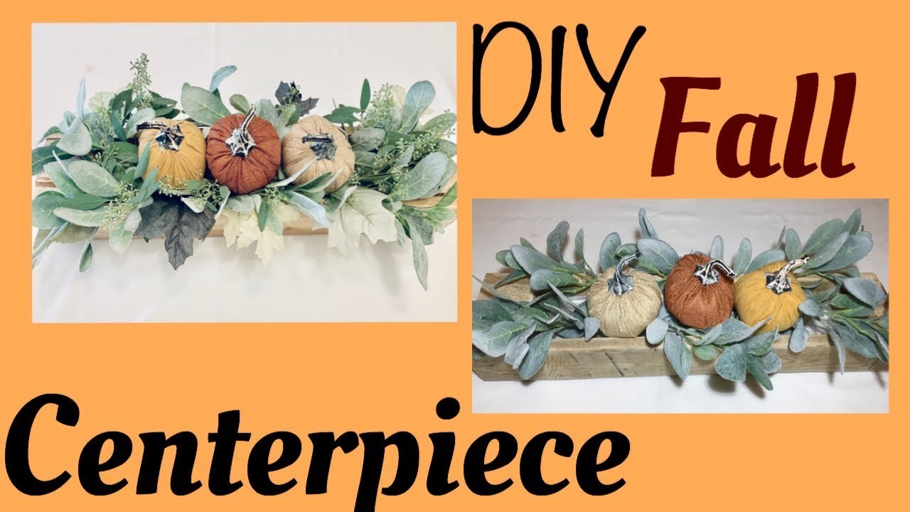 Centro De Mesa de Otoño  || DIY Fall Centerpiece || Wood Pallet