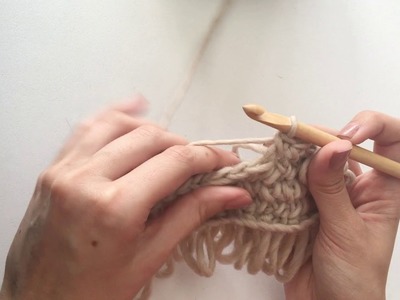 Cómo tejer flecos en crochet I