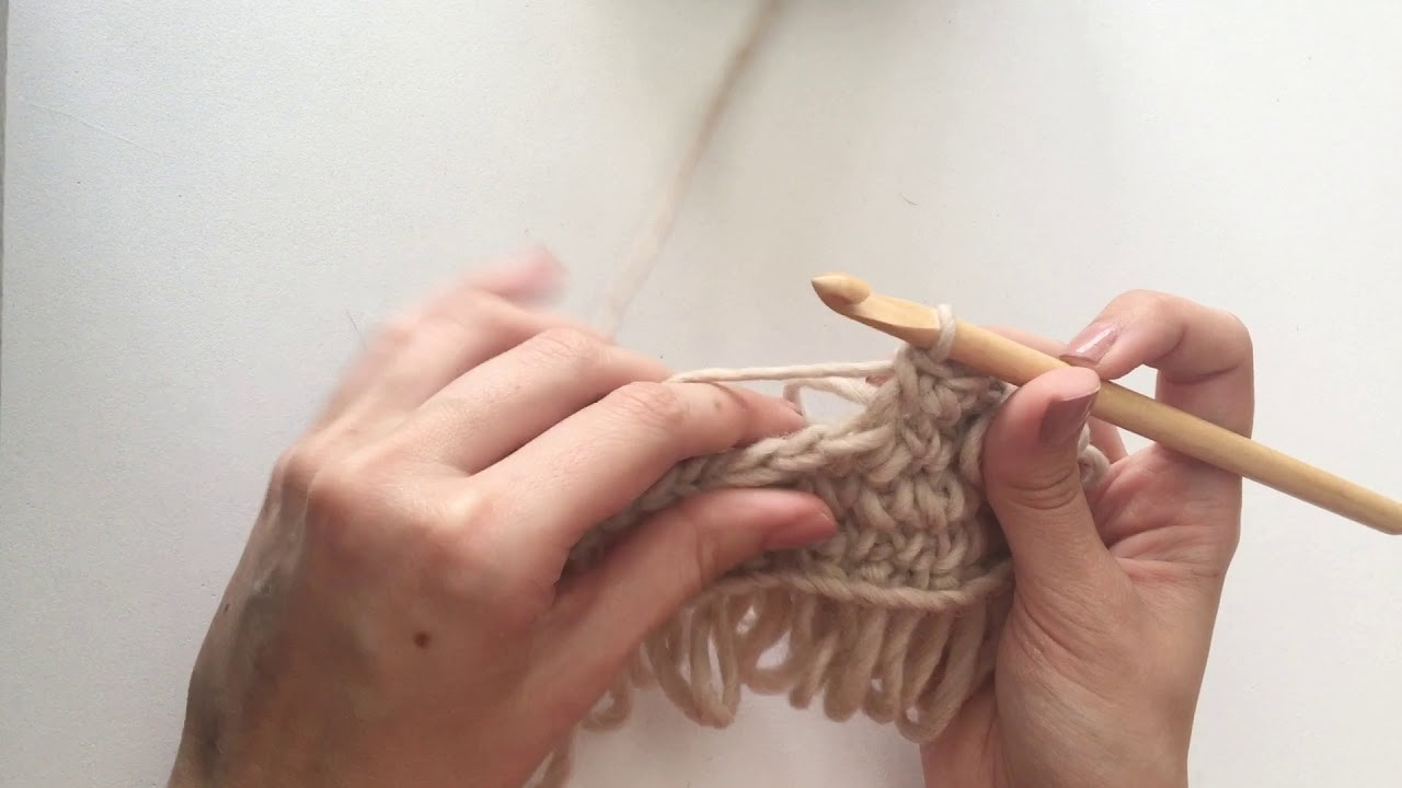Cómo tejer flecos en crochet I