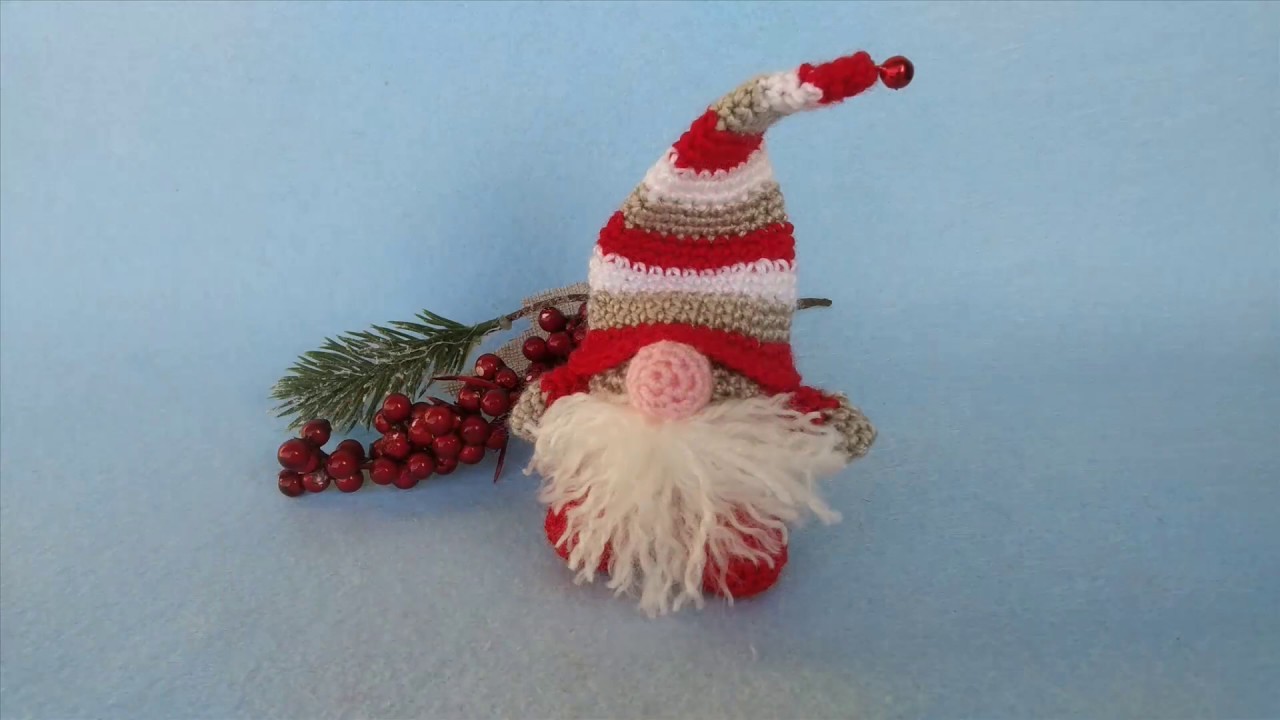 Gnomo Uncinetto Natale Amigurumi ???? Elf Crochet Christmas ❤️ Amigurumi Navidad Gnomo Crochet Tutorial