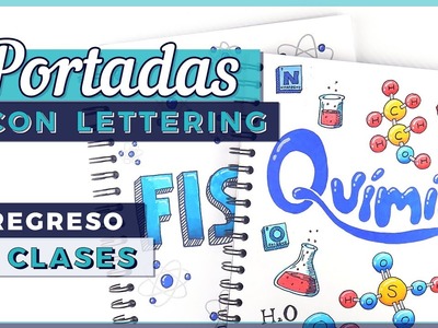 ✧ Haz portadas para cuadernos con lettering ✂️ DIY regreso a clases ✧