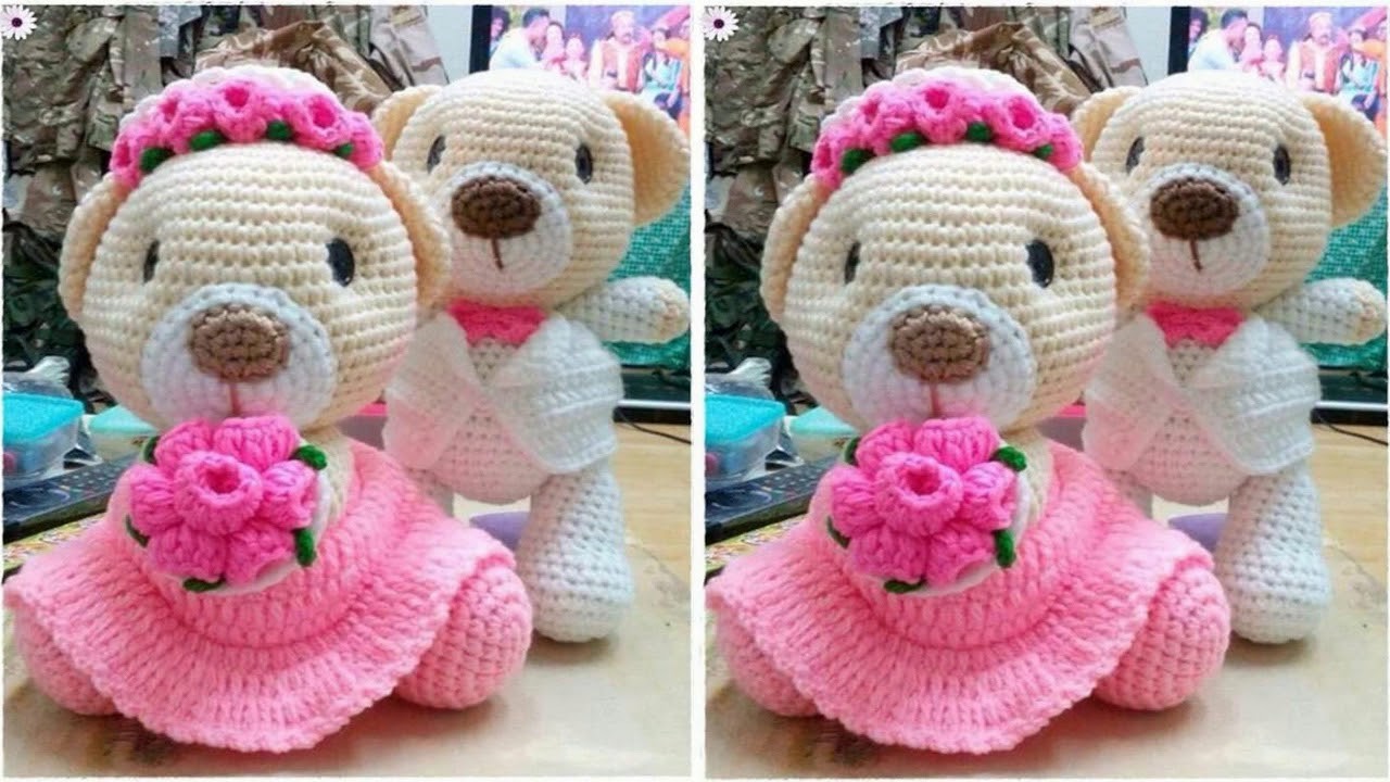 HERMOSOS MUÑECOS TEJIDOS EN CROCHET MODELOS VARIADOS