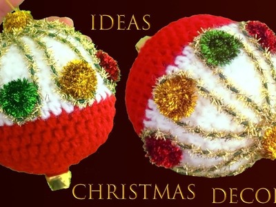 Ideas de Navidad 2019 como hacer esferas navideñas Christmas decor