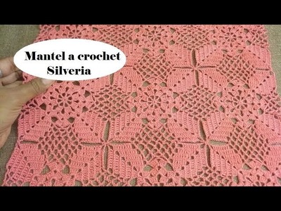 Mantel  a crochet Silveria muy fácil #mantel #crochet #blusasnorma