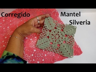 Mantel Silveria Corregido #crochet #tejidos #mantel
