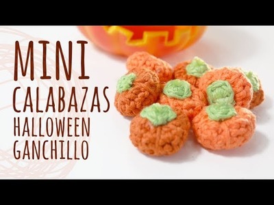 Tutorial Mini Calabazas Halloween ¡EN 10 MIN! | Crochet o Ganchillo | Lanas y Ovillos