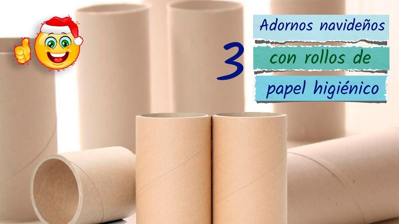 3 ideas para navidad con rollos de papel higiénico