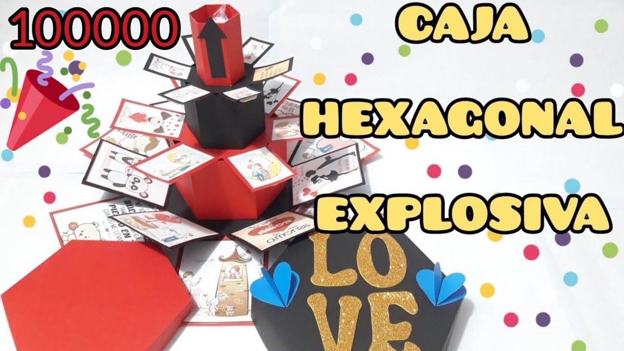 CAJA HEXAGONAL EXPLOSIVA | hexagonal box
