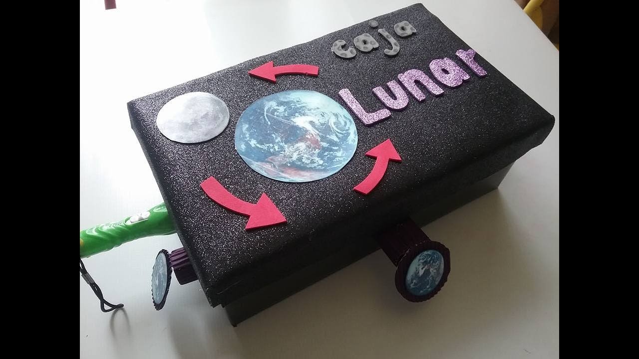 Caja lunar - observación de las fases de la luna.