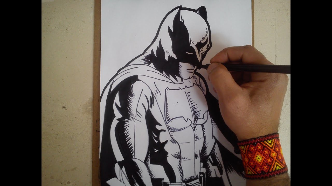 Como dibujar a Batman de batman vs superman. how to draw batman vs superman batman