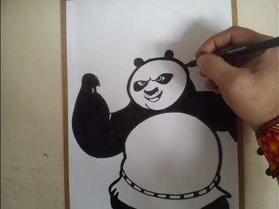 Como dibujar a po de kung fu panda 3. how to draw po Kung Fu Panda 3