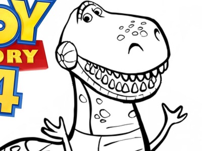 Como dibujar a Rex de Toy Story 4 paso a paso