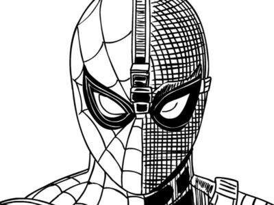 Como dibujar a Spider-Man de Far From Home o Lejos de Casa paso a paso