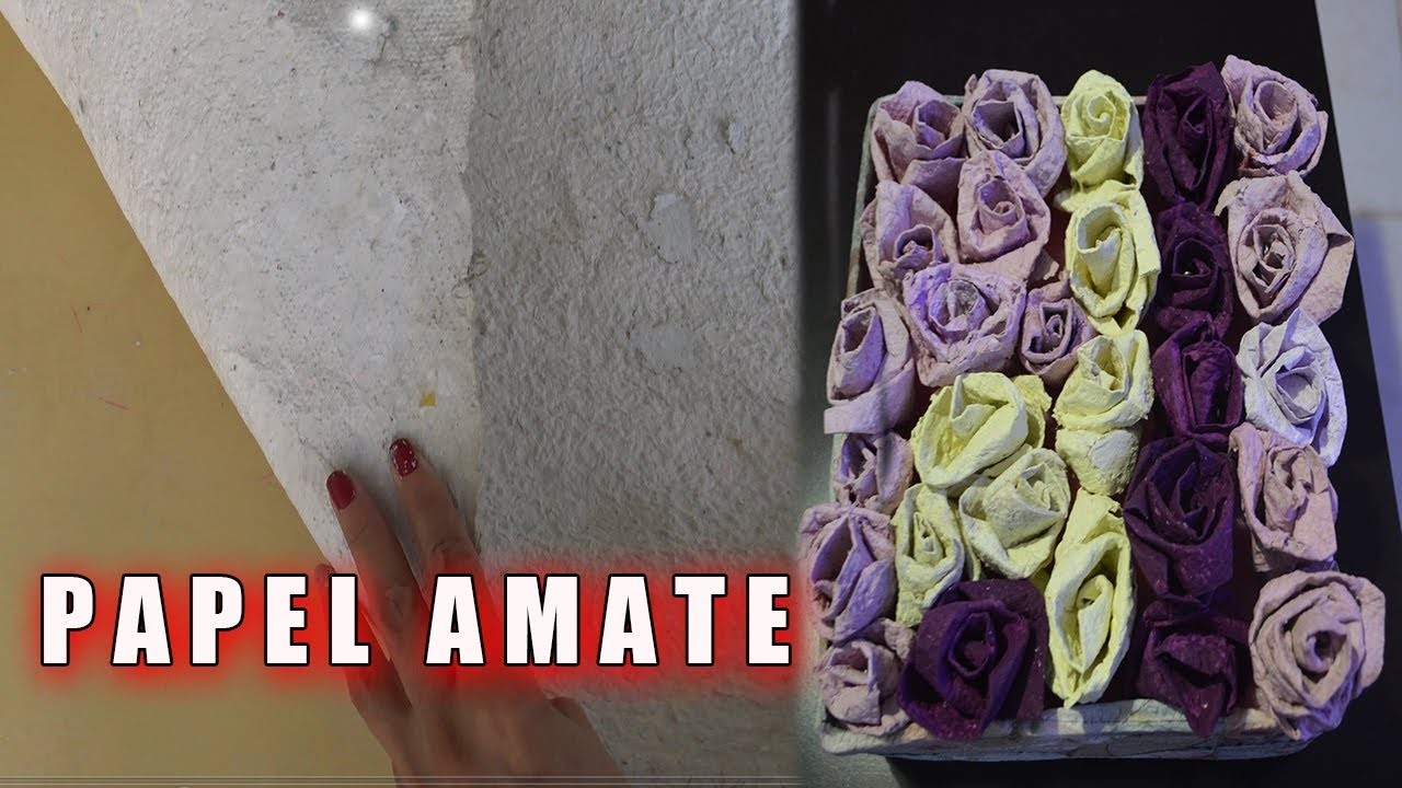 Como hacer papel AMATE- HOW TO MAKE AMATE PAPER