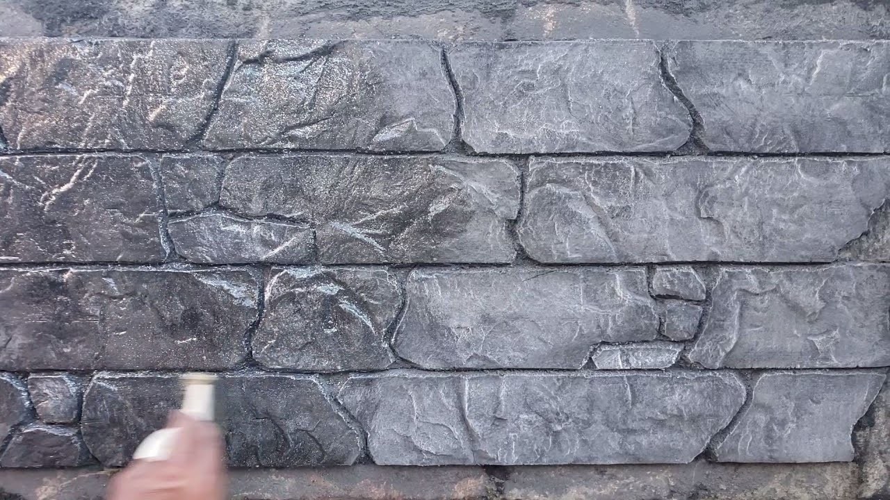 Cómo hacer piedra artificial negra y brillosa para decorar tus fachadas