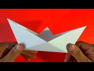 Como hacer un barco de papel - How to make a paper boat Origami