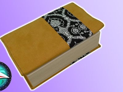 Coser una cubierta para libro fácil | Ideas para regalar | Sin molde | Aprende a coser