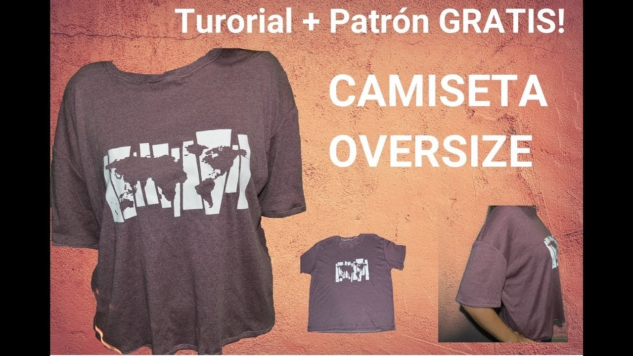 DIY camiseta oversize, tutorial + patrón GRATIS!