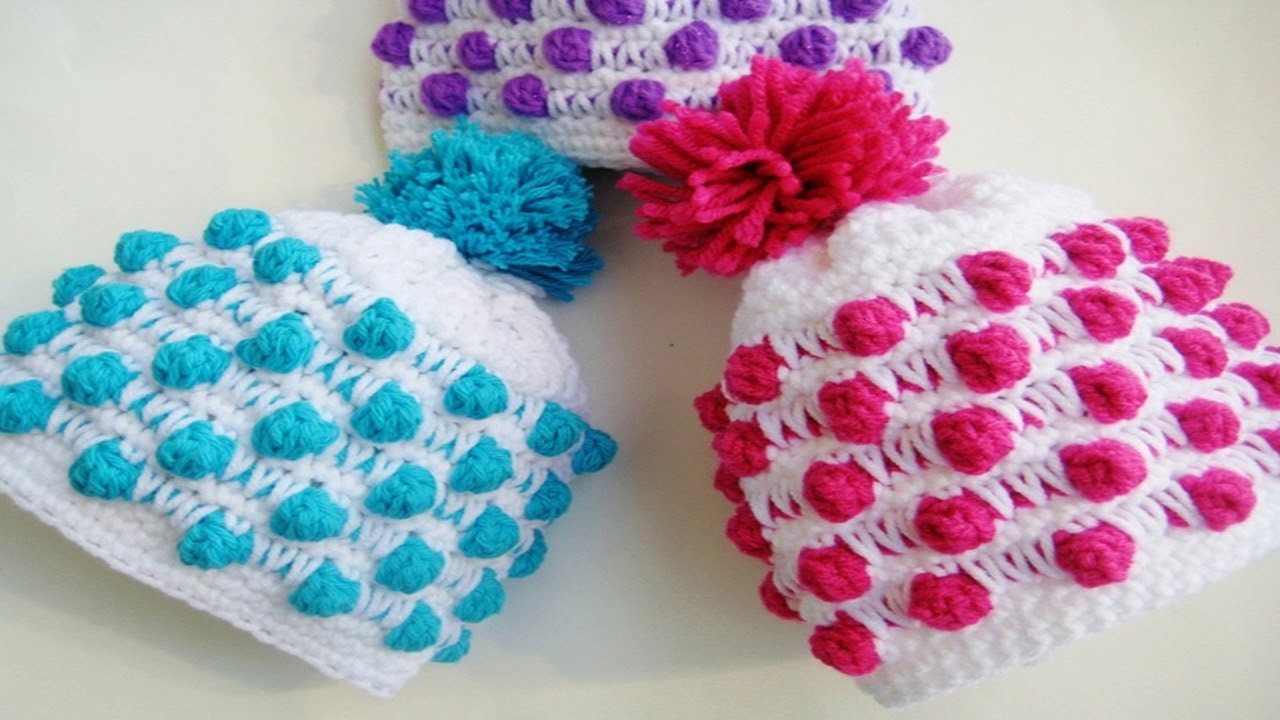 GORROS TEJIDOS  PARA NIÑOS Y BEBES MODELOS  LINDOS