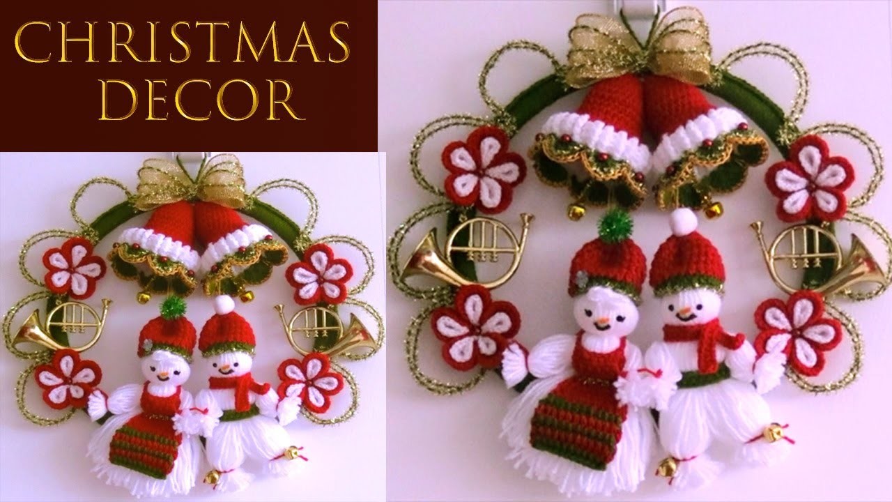Ideas de Navidad 2019 como hacer corona de navidad decoraciones navideñas Christmas Decor