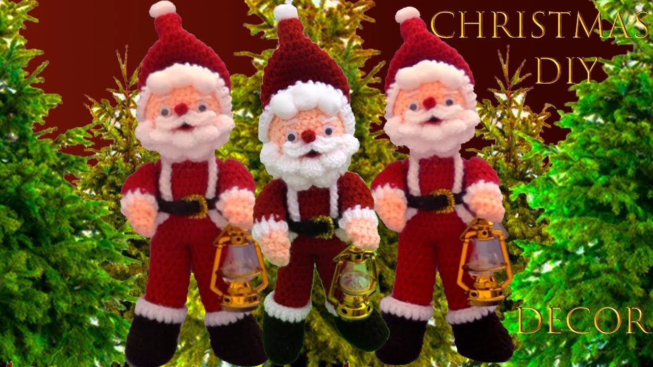 Ideas de Navidad 2019 decora bonito y económico como hacer Papa Noel Christmas decor