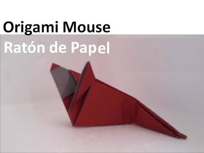 Origami Mouse ????, Handmade Mice, DIY Paper Crafts - Ratón de Papel, Manualidades de Animales