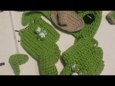 Armando Conjunto De Dinosaurio A Crochet Me Acompaña