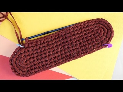 Bolsa vino parte 1. base para bolsa a crochet.Diseño propio. The Honey chic
