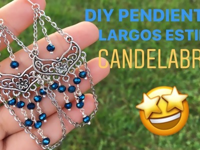 Como hacer ARETES DE MODA y bisuteria RAPIDO Y FACIL????????✯ DIY HERMOSO | paso a paso | BISUTERIA 2019