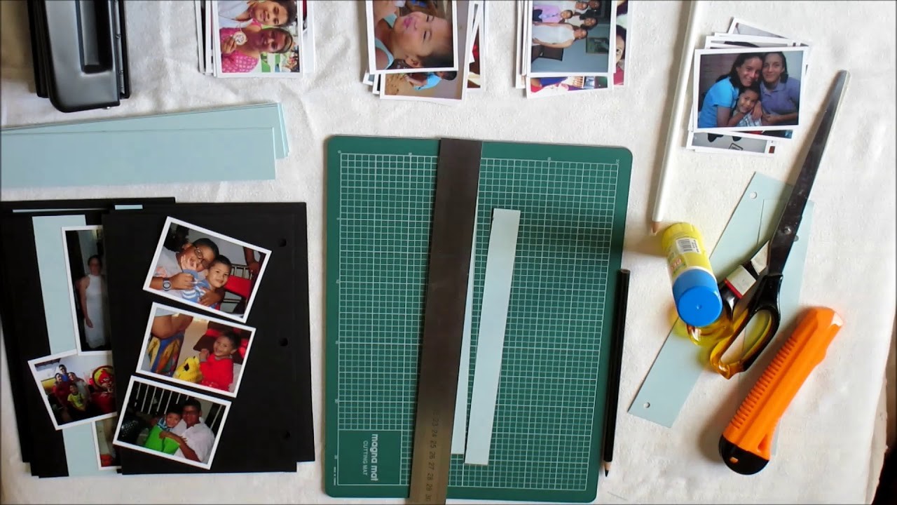 COMO HACER UN ALBUM GRANDE DE FOTOS SCRAPBOOK ¡FÁCIL! | Faramallera #DIY #Scrapbook