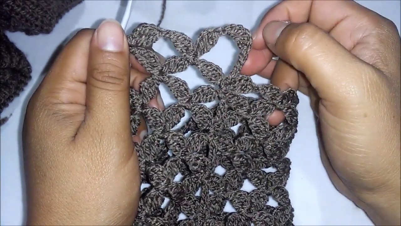 Como tejer Blusa - Sueter con dos técnicas de tejido a crochet parte 2