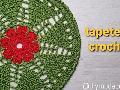 Como tejer Tapete a crochet fácil y rápido paso a paso