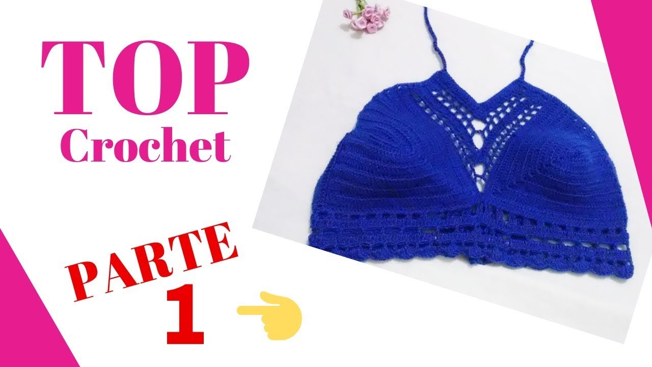 Como tejer un Top Azul ► Parte 1 | Crochet paso a paso  | YM Tejidos