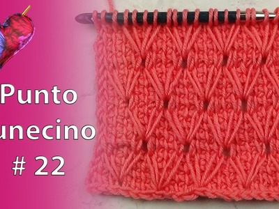 Crochet: Punto Tunecino # 22