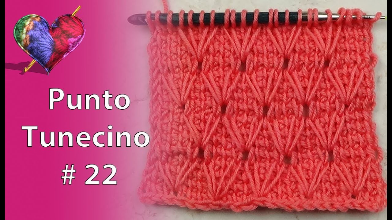 Crochet: Punto Tunecino # 22