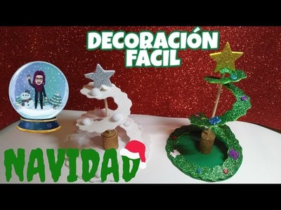 ????DIY *ÁRBOL DE NAVIDAD* para DECORAR [súper fácil y rápido] En foamy (Christmas decoration)