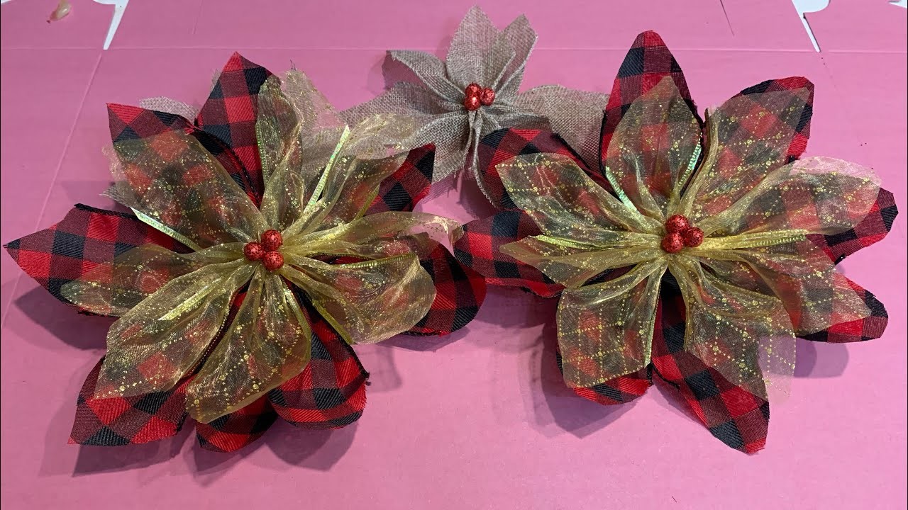 DIY Flor de Nochebuena (Pascuas) Para Navidad