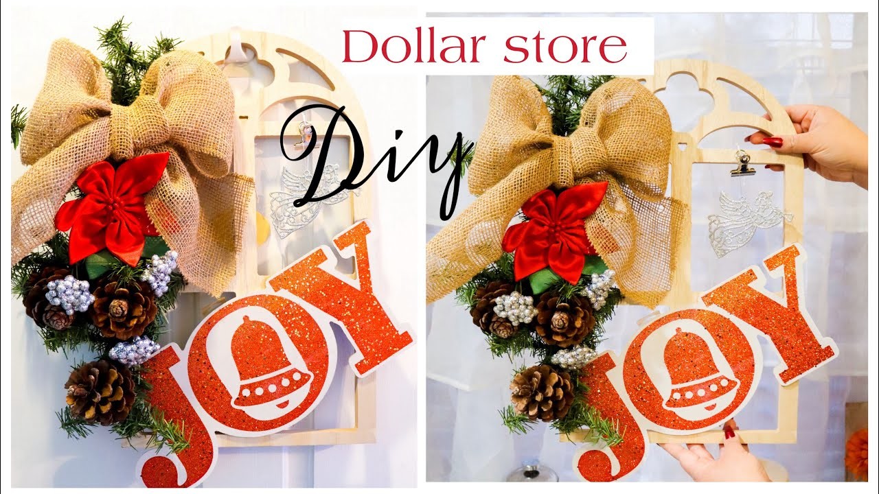 Dollar store Christmas Diy ????