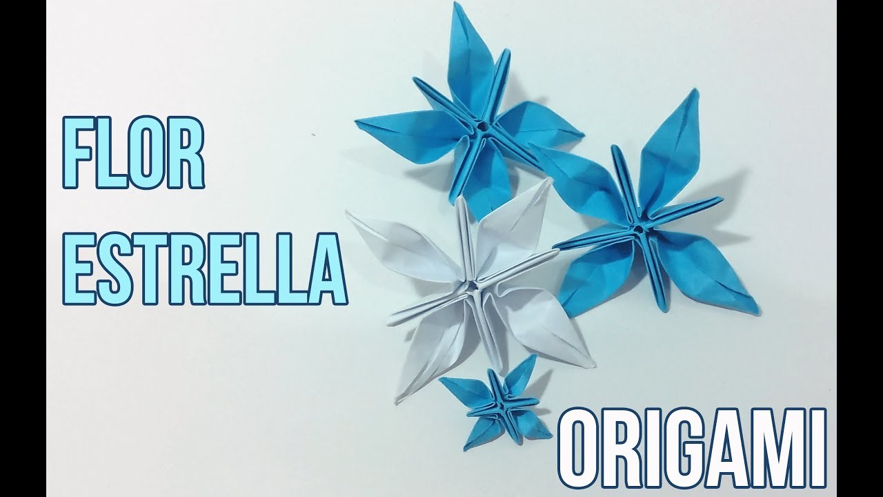 Flor de papel fácil - Origami