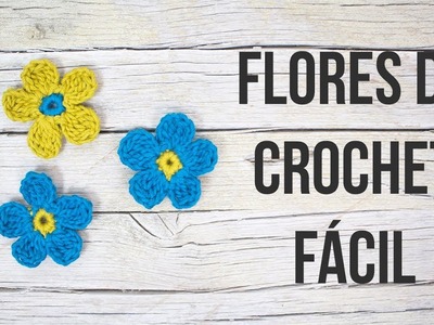 Flores de crochet fácil