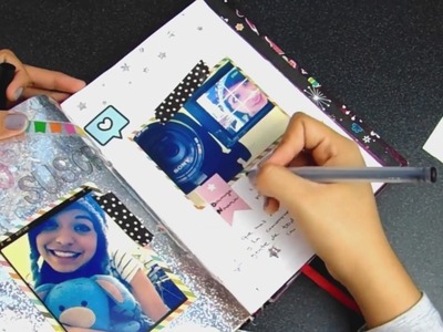 HAZ UNA PAGINA CONMIGO ♥ SMASHBOOK BABY ♥ TUTORIAL SCRAPBOOK