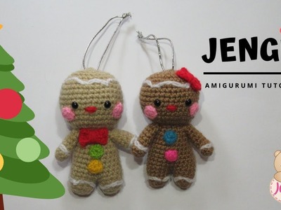 JENGI  Amigurumi Tutorial Crochet- Nivel Básico Navidad (Patrón en descripción)