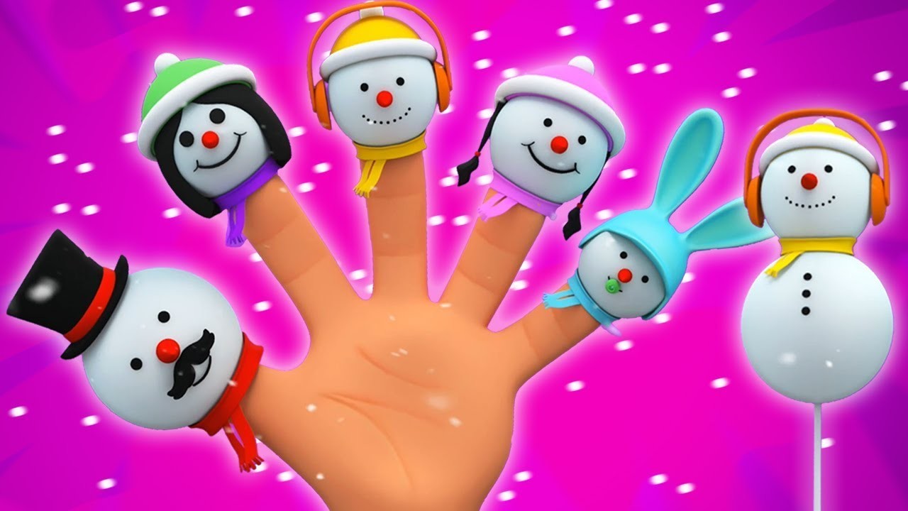 Muñecos de nieve dedo familia | Navidad cancion 2019 | Snowmen Finger Family | Kids Tv Español