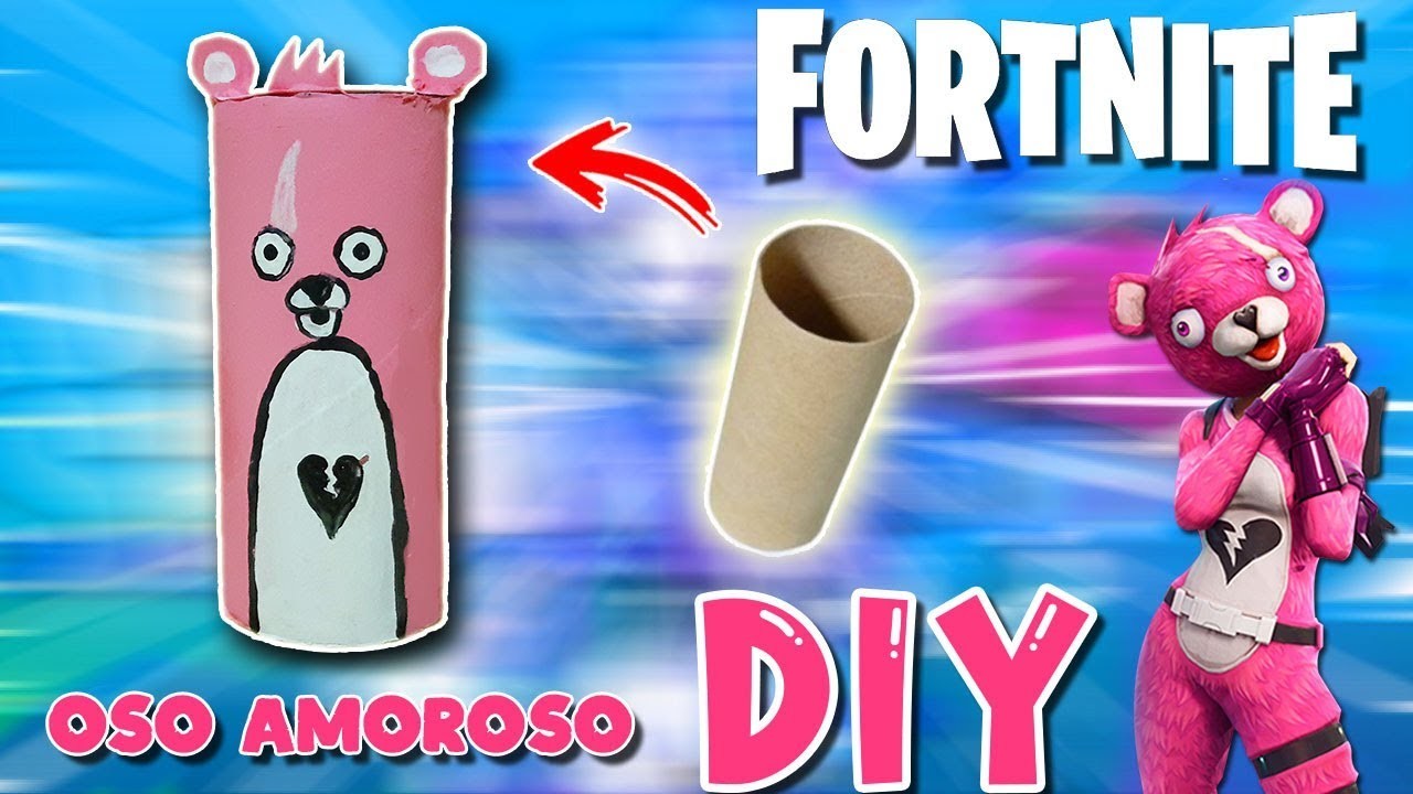 Personaje de FORTNITE ???? con TUBO DE PAPEL DIY Facil !!