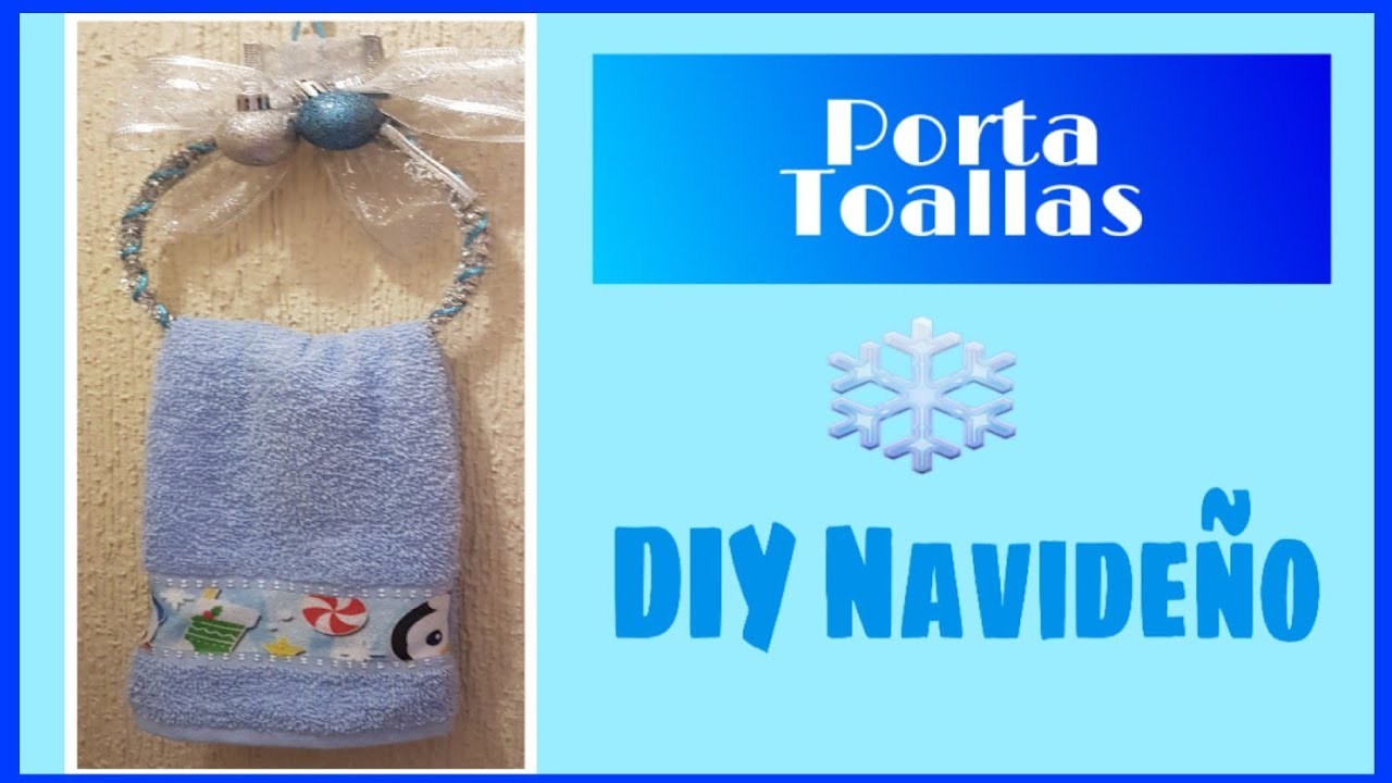 Porta toallas|DIY Navideño|Ideas Navideñas #navidad #diy