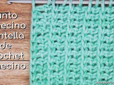 Punto Tunecino Centella de Crochet Tunecino | Aprende Crochet Tunecino Paso a Paso