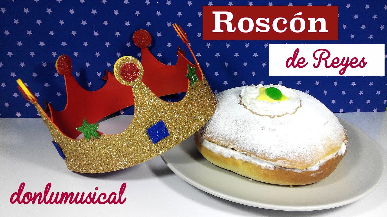 Receta Roscón de Reyes o rosca de Reyes. Fácil y económico