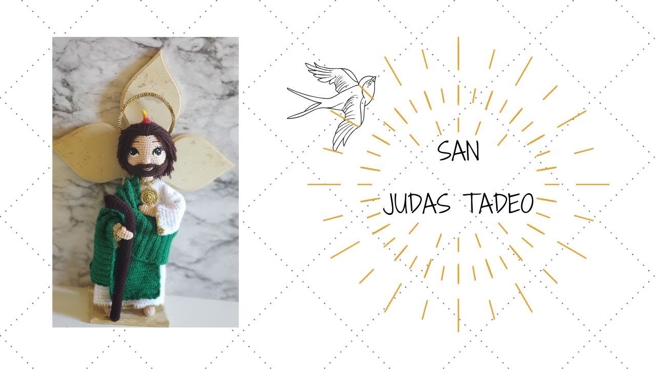 ❤San Judas Tadeo ???? a crochet.tutorial.Parte final