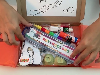 Caja de dinosaurio - manualidades para niños