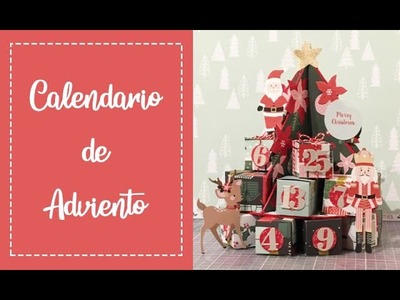 Calendario de Adviento scrapbooking "Árbol de Navidad"